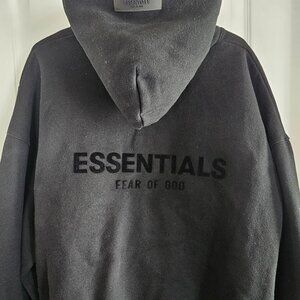 Essentials - Fear of God - black oversised Hoodie